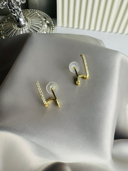 Double layer earring