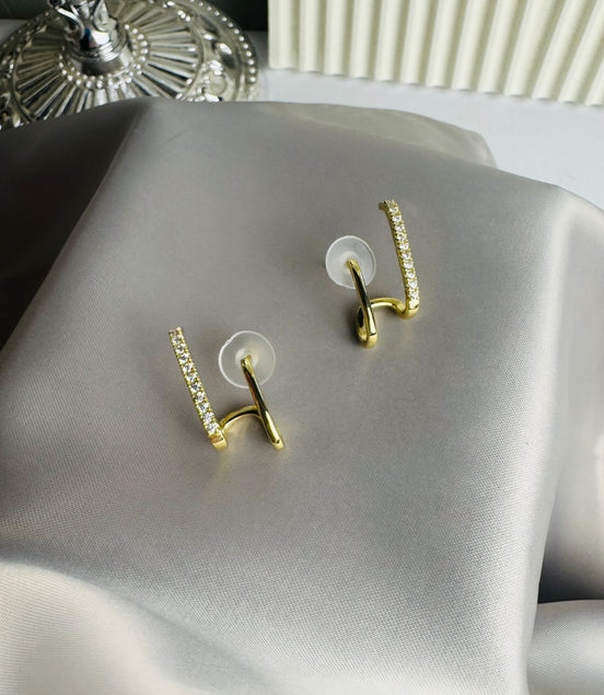 Double layer earring
