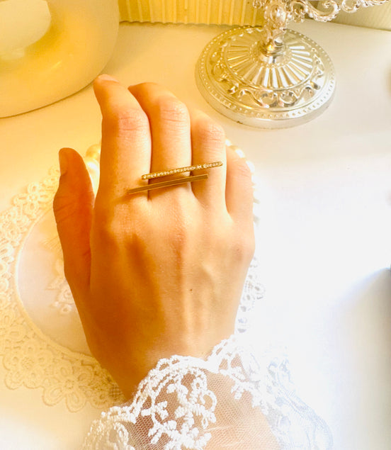 Ruler ring free size 