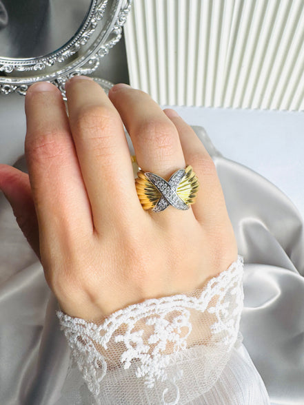 Cross ring free size