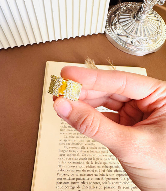 Zircon ring free size