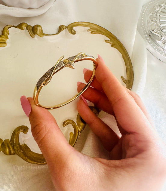 Pin zircon bangle
