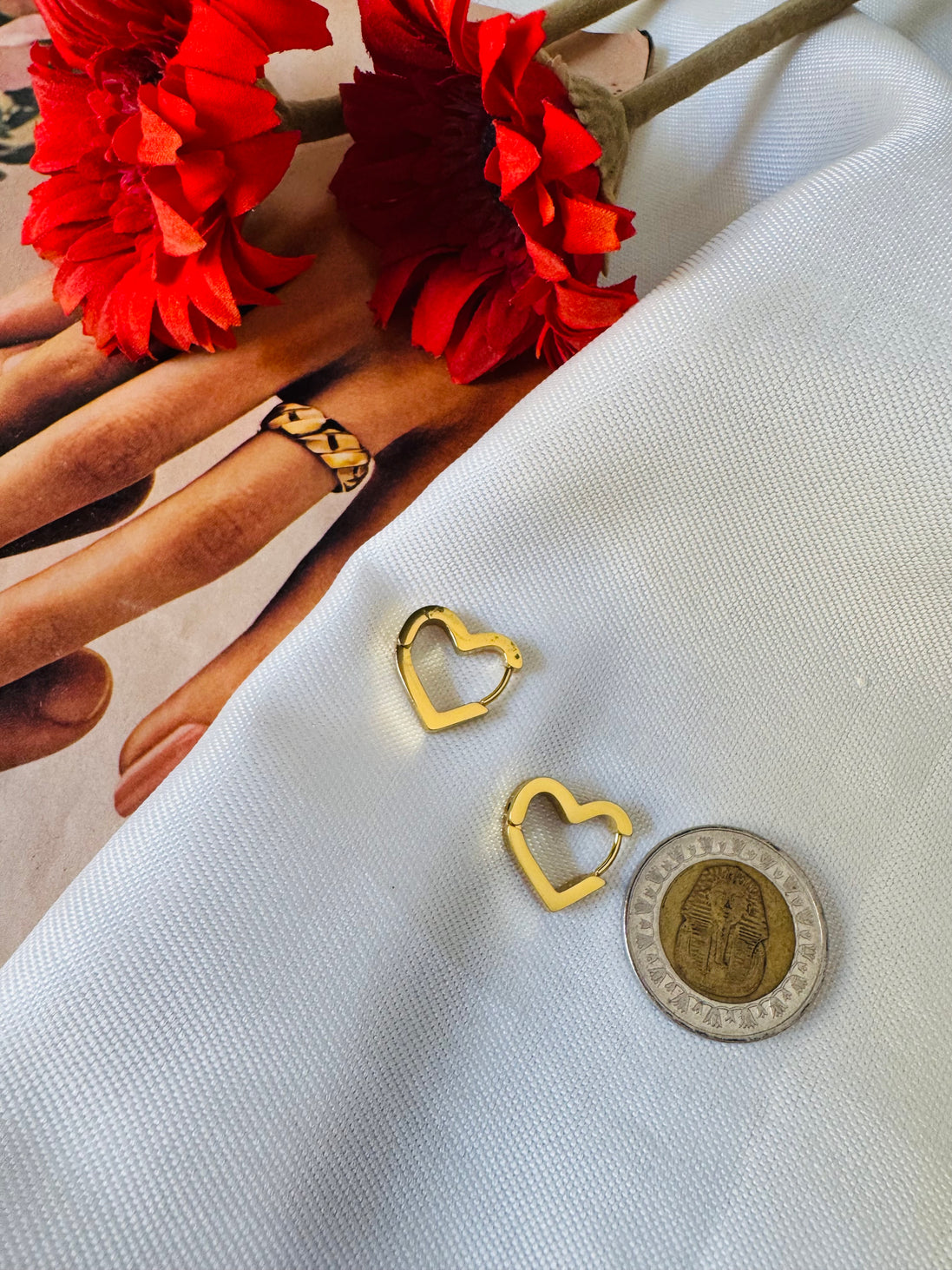 Heart earring