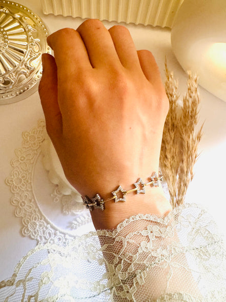Star zircon bracelet