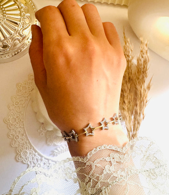 Star zircon bracelet