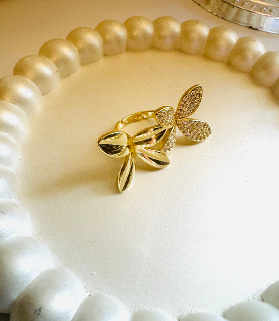 Flowers ring free size