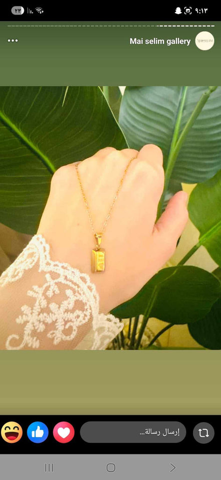 Small sabika necklace