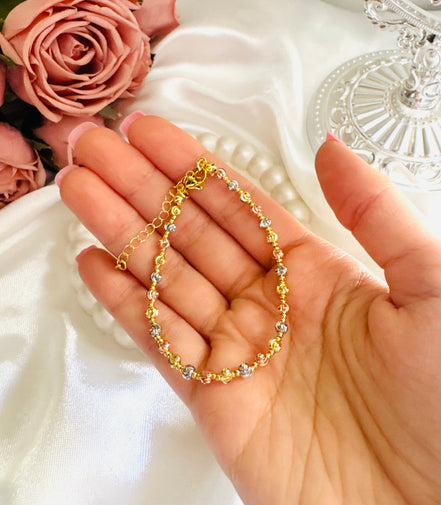 Unique colored balls bracelet