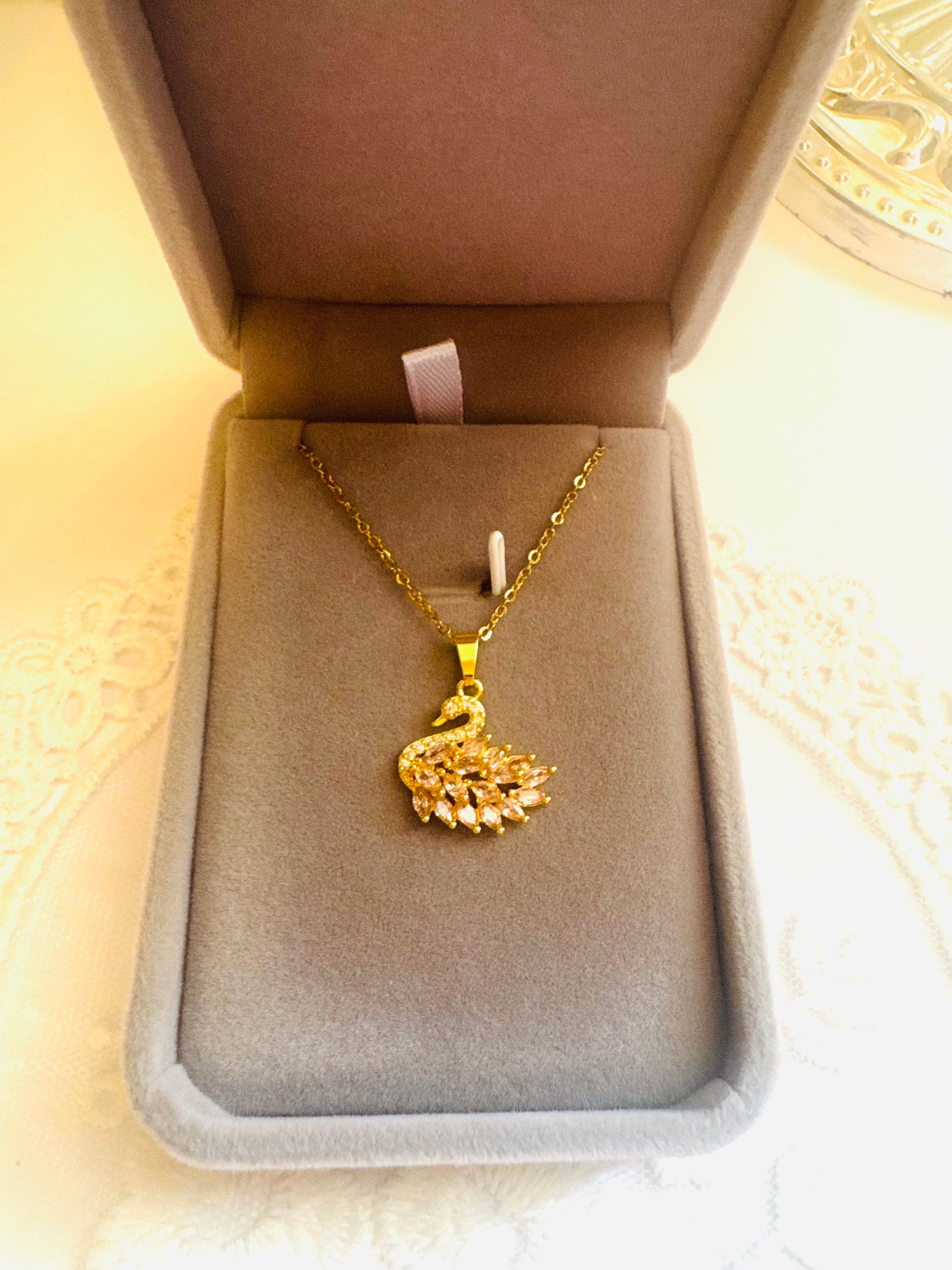 Swan necklace