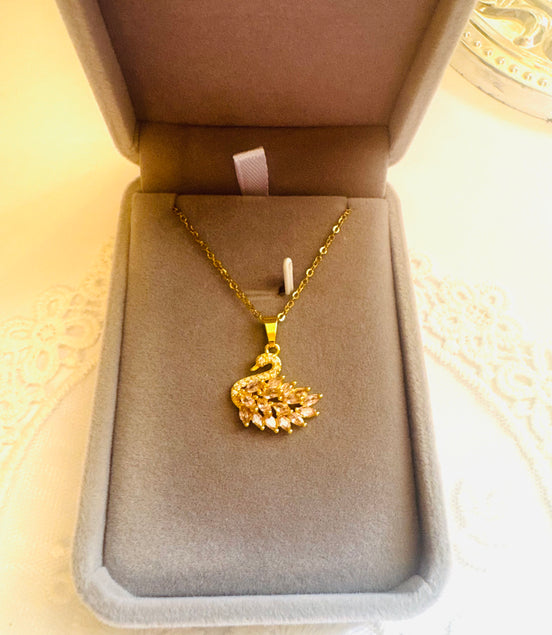 Swan necklace