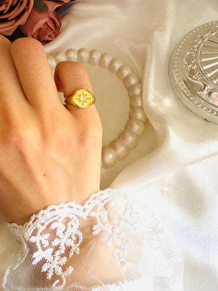 Pinky circle ring free size