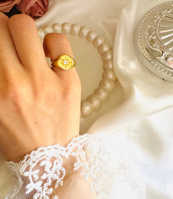 Pinky circle ring free size