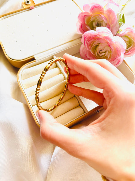 Trendy 2 bubble bangle