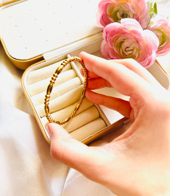 Trendy 2 bubble bangle