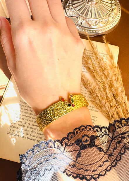 V zircon set ( ring & bangle) Italian model
