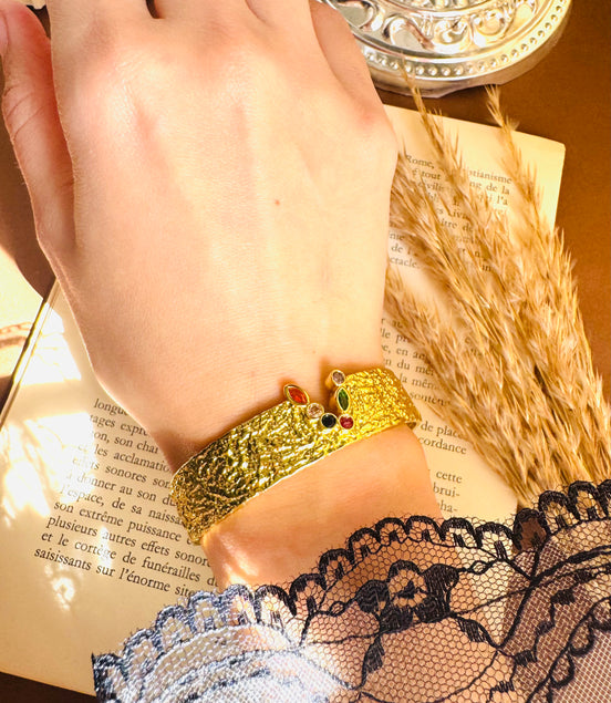 V zircon set ( ring & bangle) Italian model