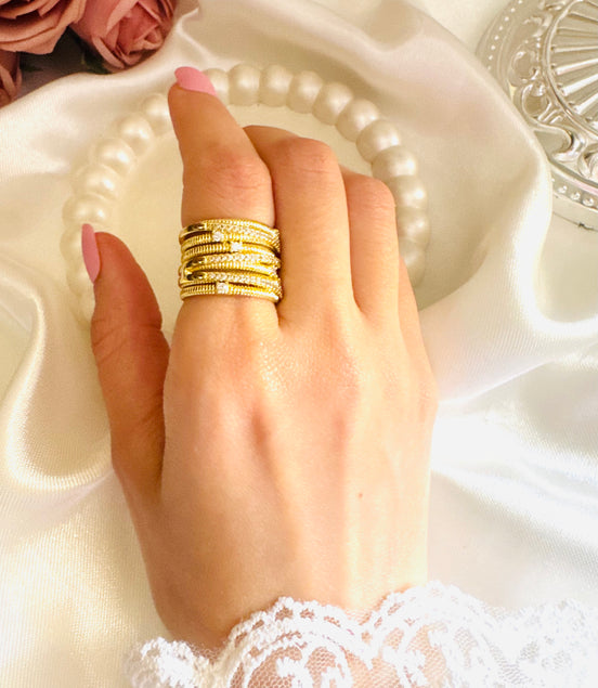 Layers ring free size