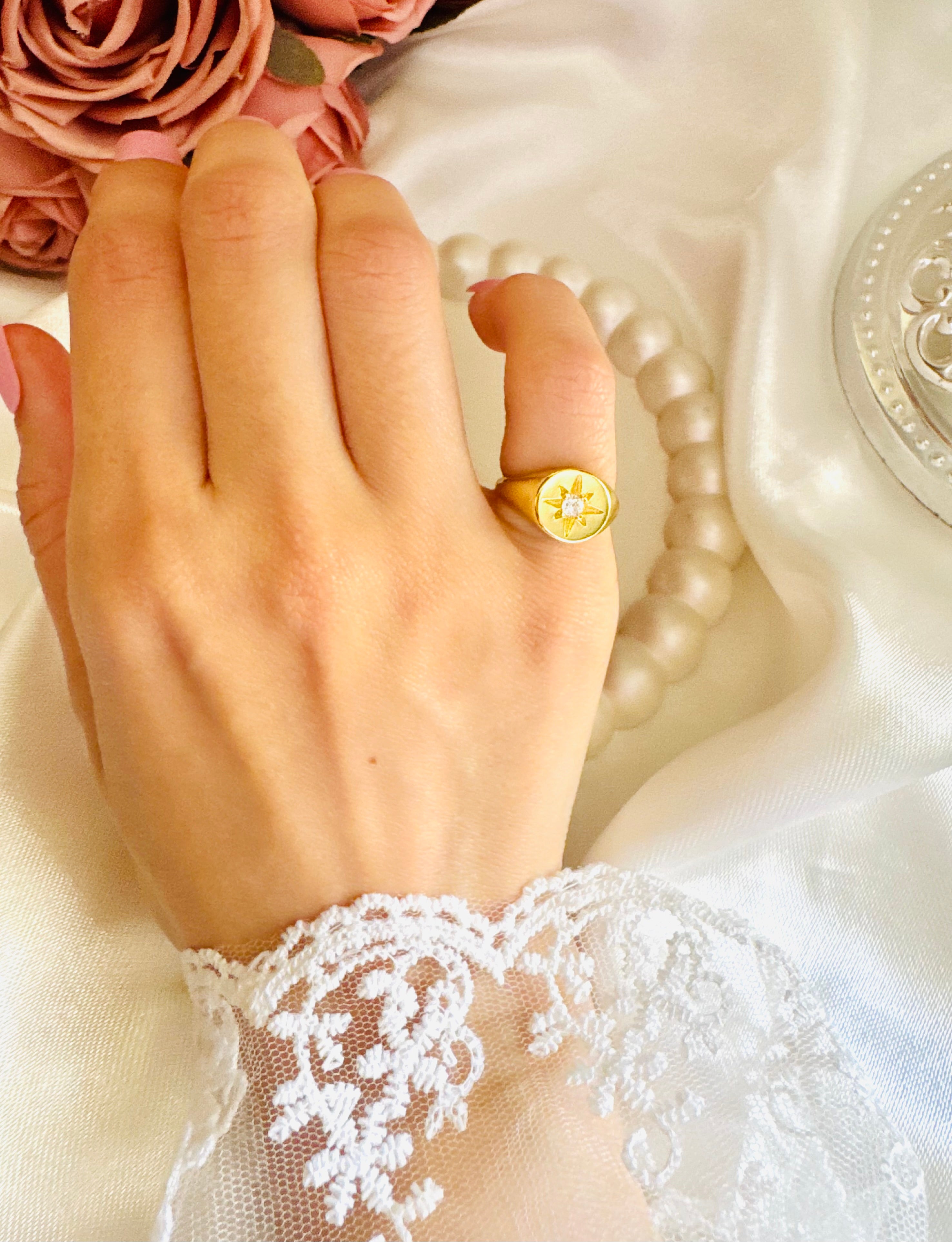 Pinky circle ring free size