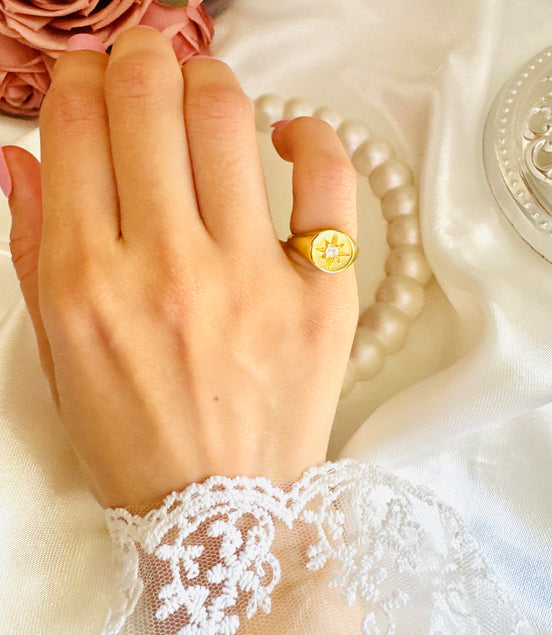 Pinky circle ring free size