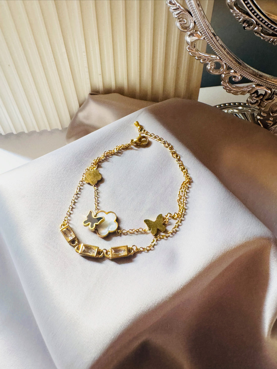 Black butterfly bracelet