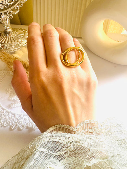 Double Ovel ring