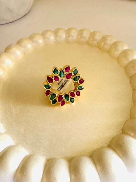 Fancy zircon ring
