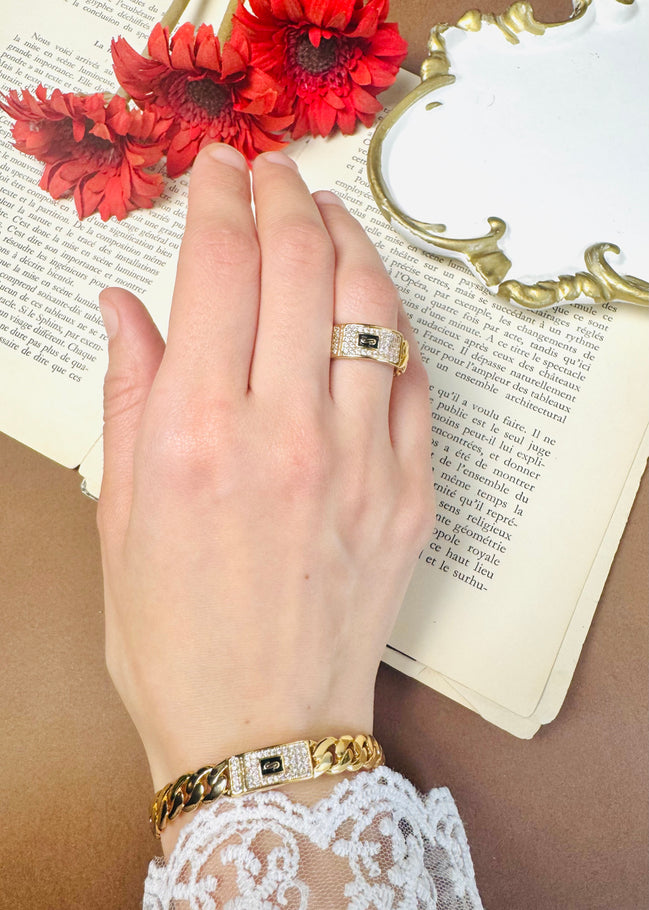Monaco set ( bangle & ring ) free size