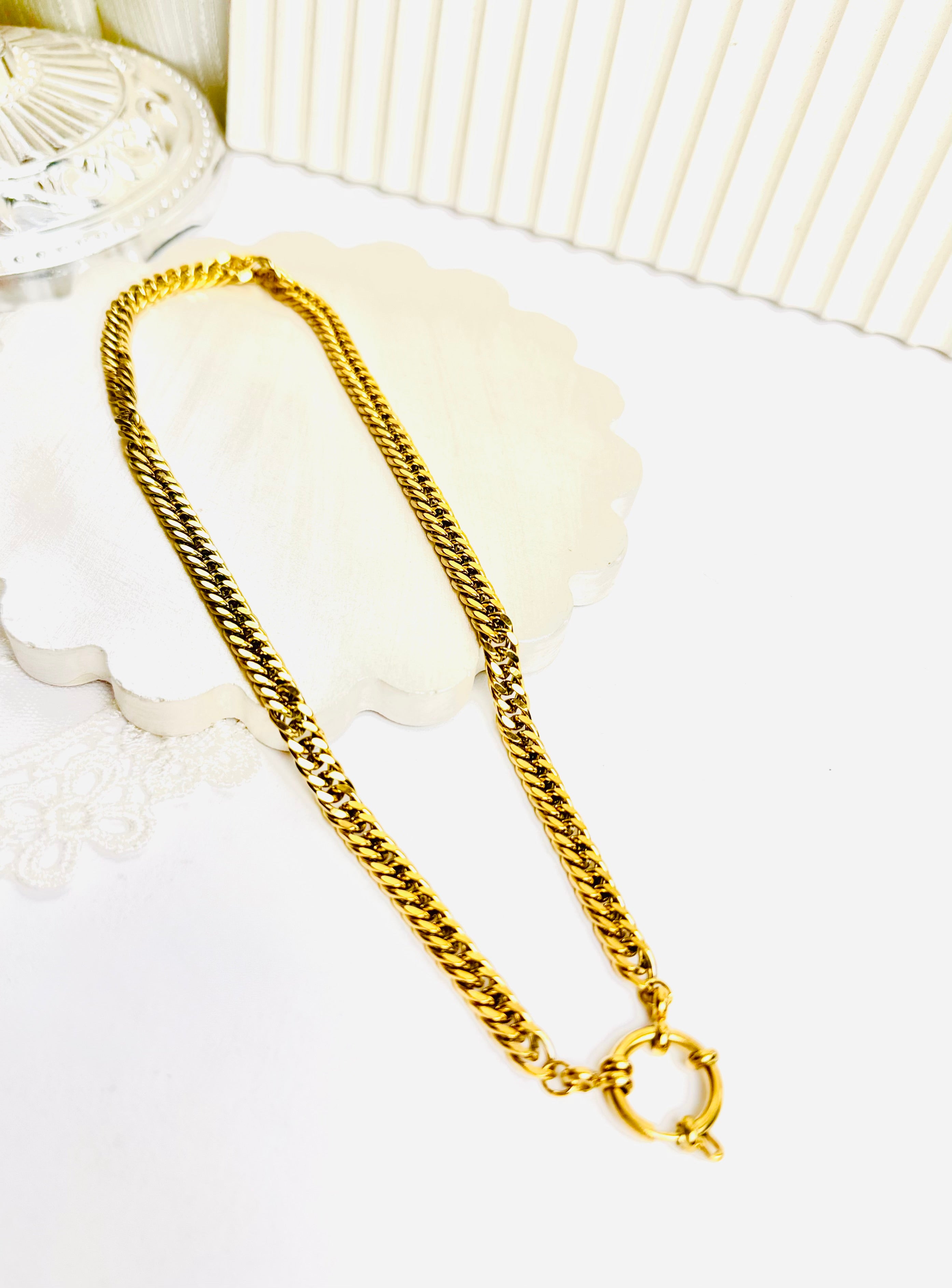 Lock necklace (45cm)