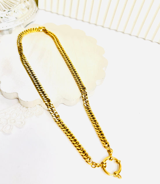 Lock necklace (45cm)