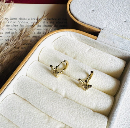 Small butterfly earring