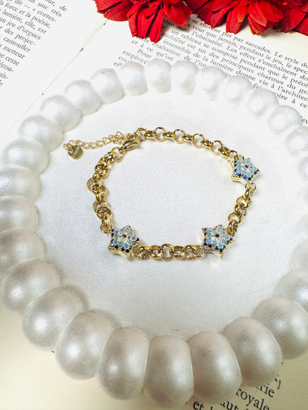 Star zircon bracelet