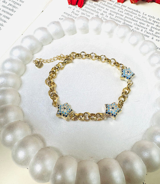 Star zircon bracelet