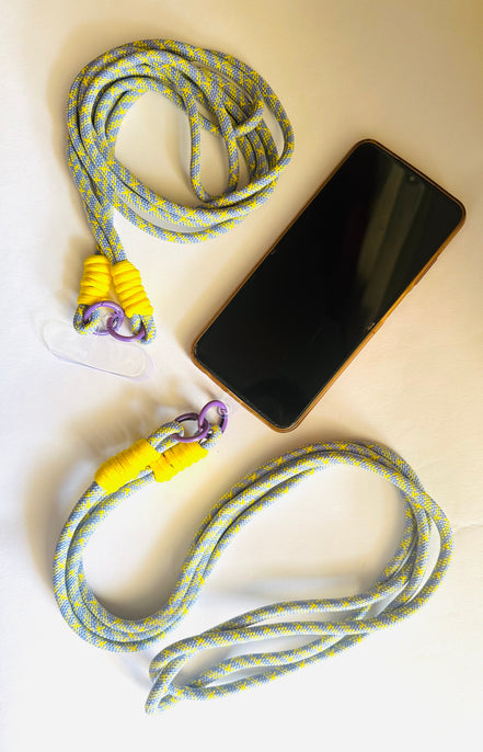 Baby blue mobile cord