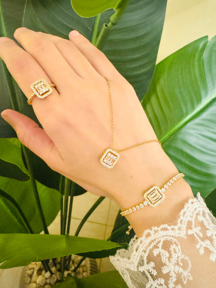 Lazordy set ( ring necklace bracelet)