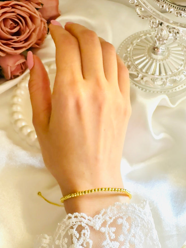 Small balls free size bracelet