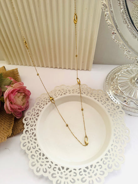 Over long necklace
