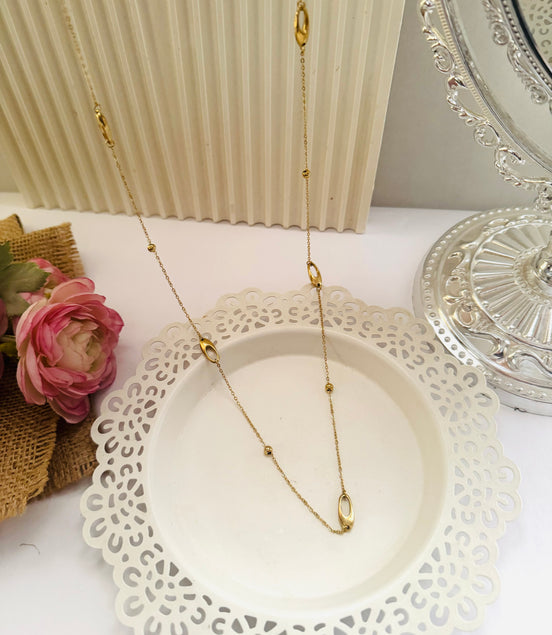 Over long necklace