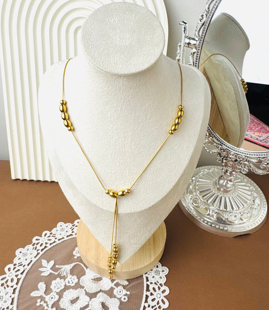 Long bubbles necklace