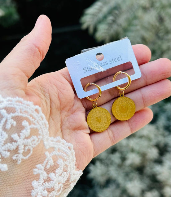 Coin earring