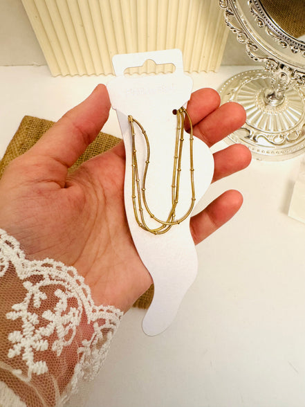 Three layer anklet
