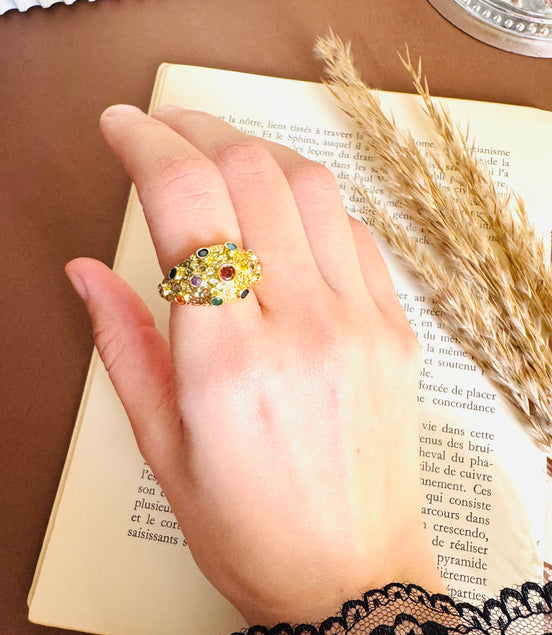 Bombaeh colorful ring free size