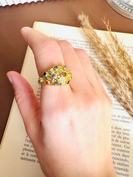Bombaeh colorful ring free size