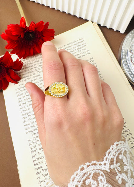 العدل Ring free size