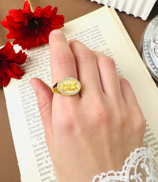 العدل Ring free size