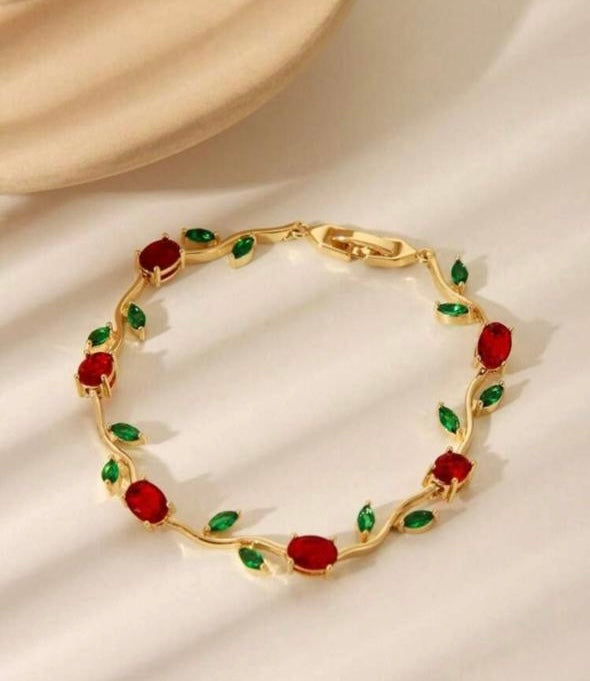 Red Tulip bracelet