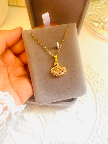 Swan necklace