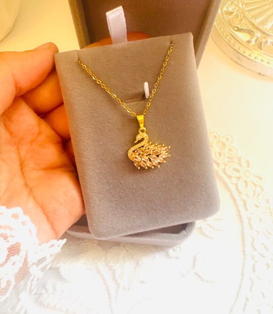 Swan necklace