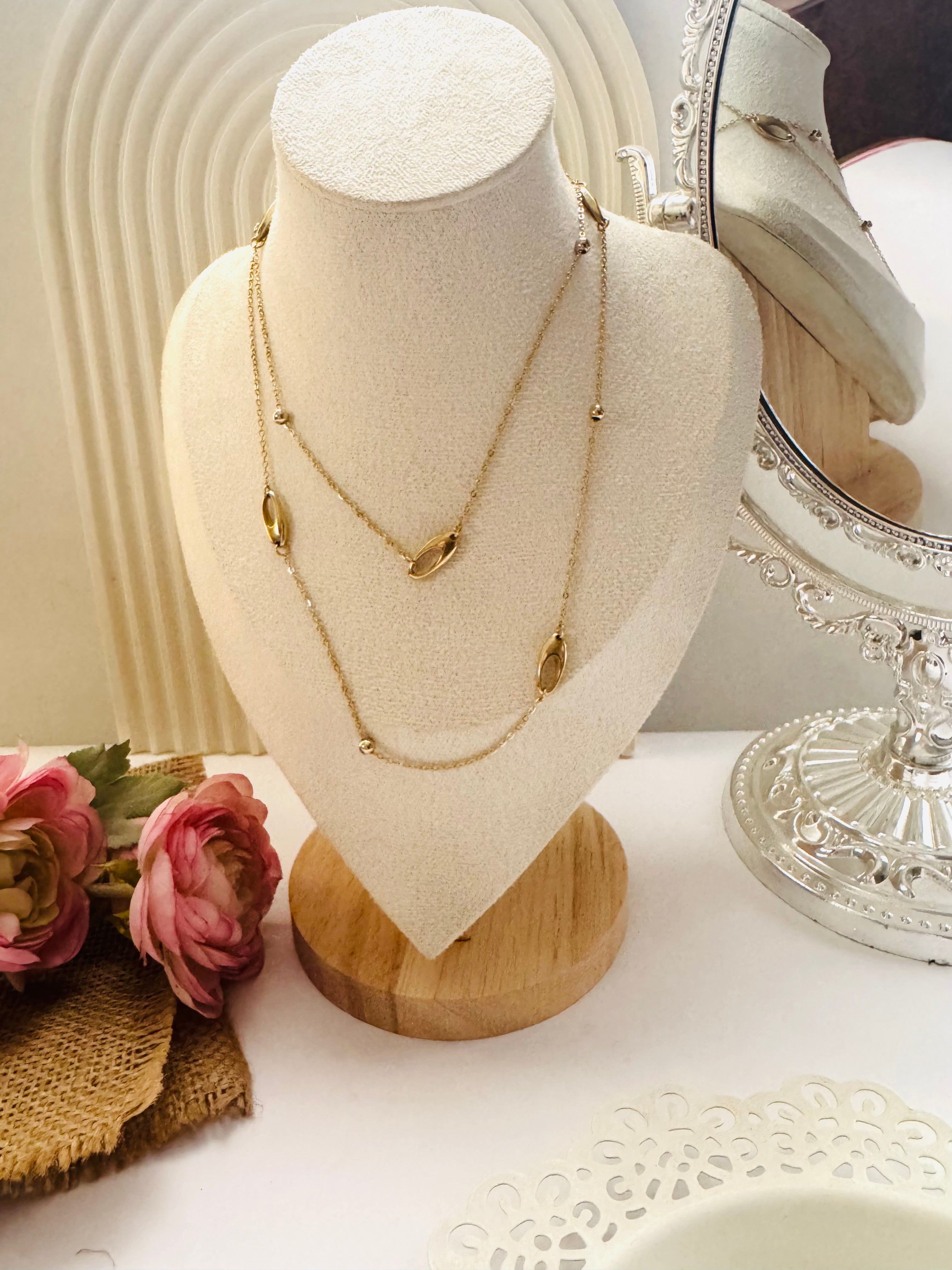 Over long necklace