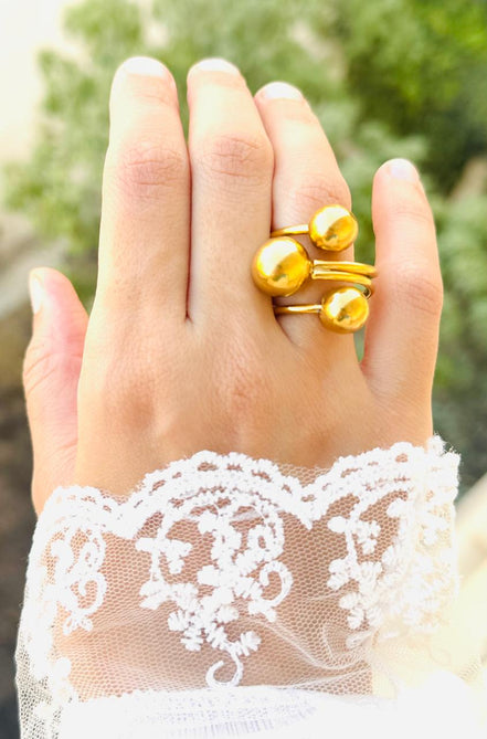 Bold balls ring