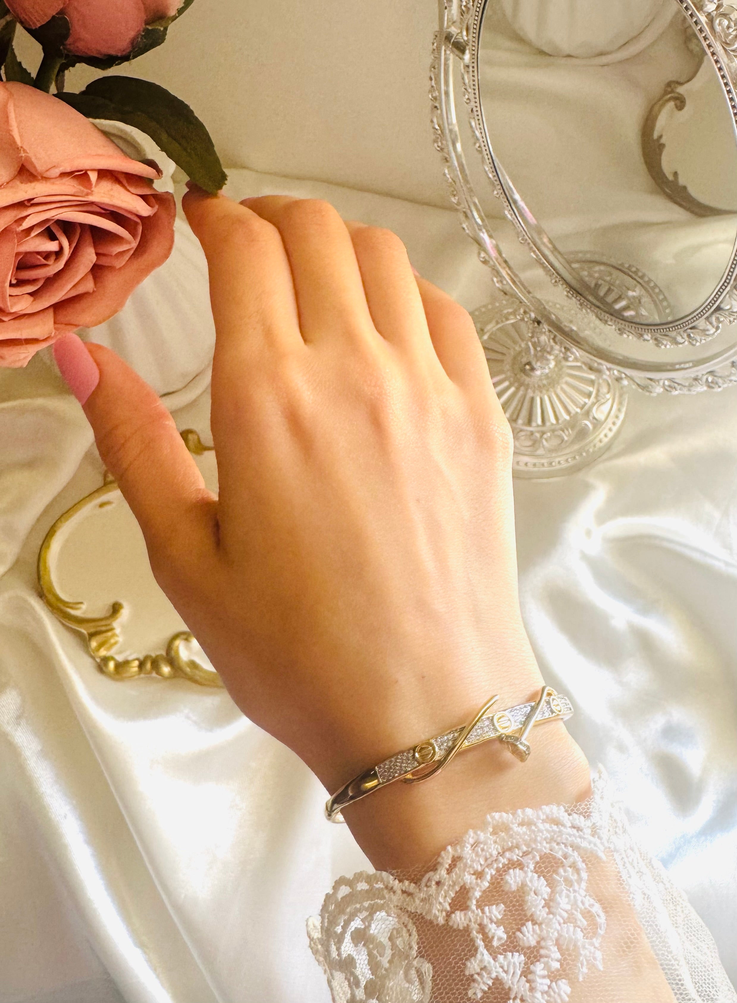 Pin carteir zircon bangle